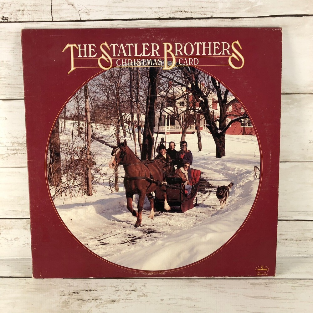 The Statler Brothers Christmas Card Vinyl LP Mercury SRM-1-5012 Country Holiday